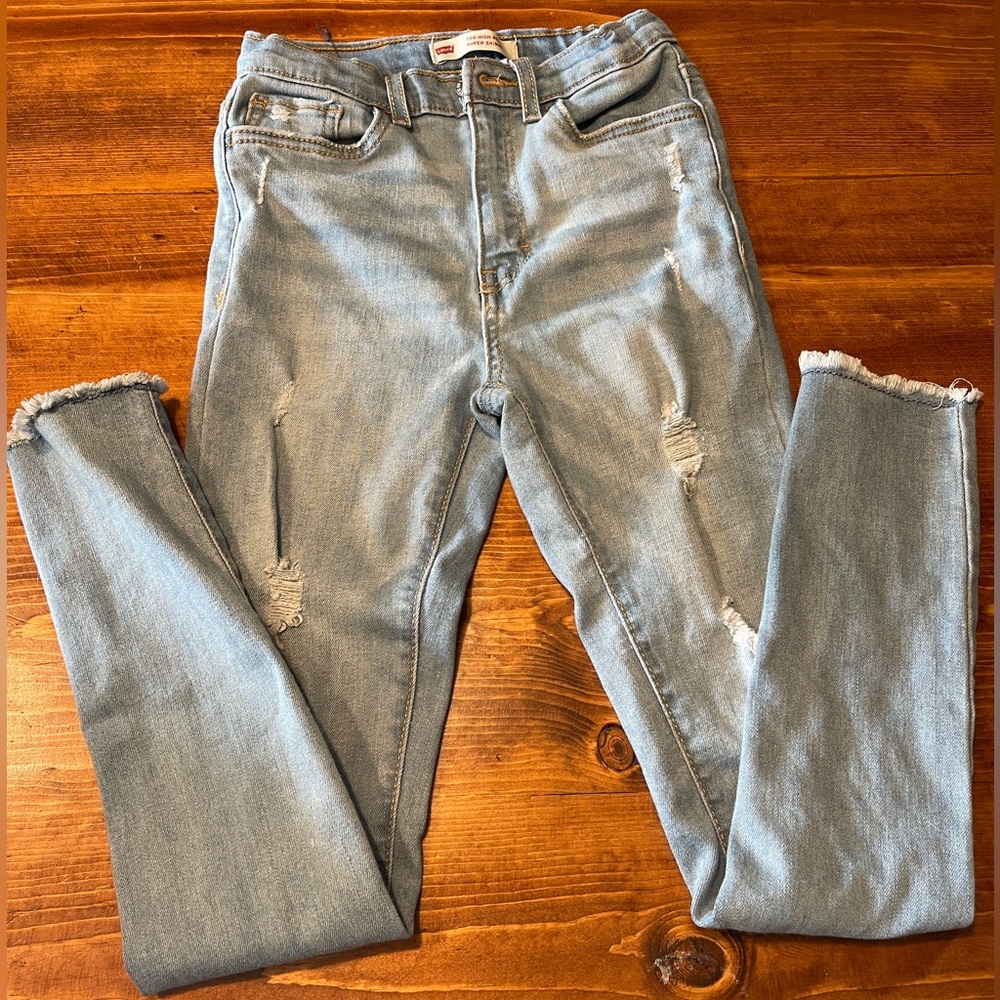 Youth Levi 720 High Rise Super Skinny Jeggings